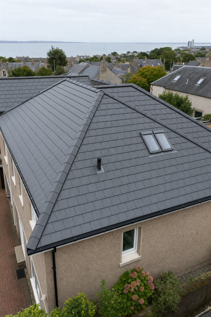 new tiled roof broughty ferry
