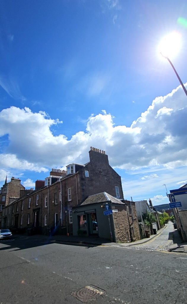 sunny day roof inspection Dundee